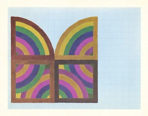 Frank Stella vintage 1968 "Abra II" - Picture 1 of 2