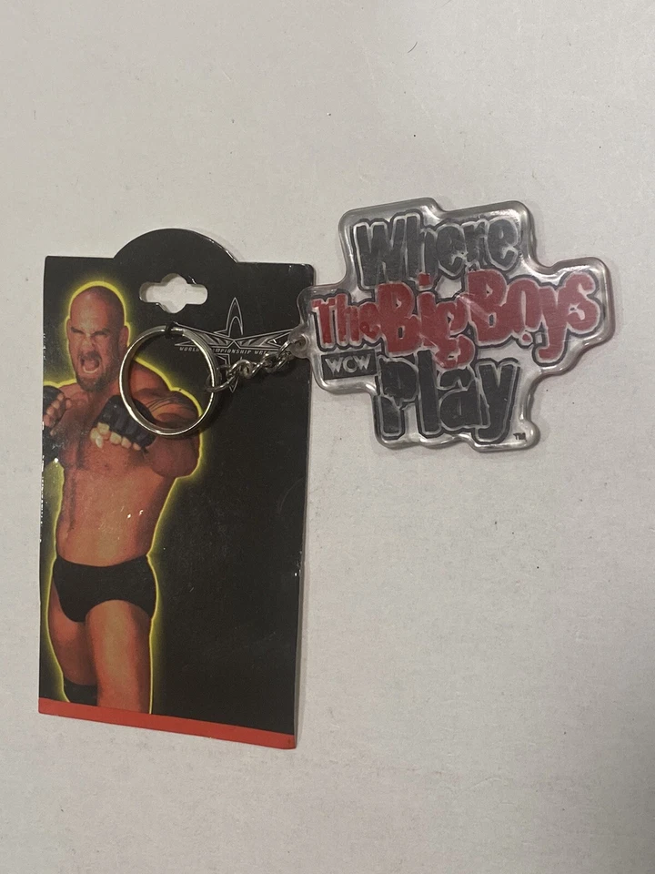 Llavero Lucite 1998 WWE WWF WCW NWO "Where the Big Boys Play" Foto 1 de 3