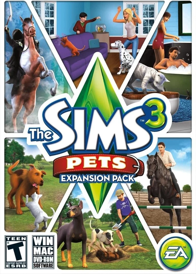 The Sims 3 Pets PC Mac NEW Sealed Actual Disc Not Code FULL Original UK Version - Image 1 of 1