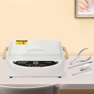 SENDERPICK 500W Heißluft Sterilisator Nagelstudio Desinfektion Kosmetik Nagelstudio 0-250°C