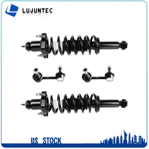 4 Pieces For 2007-2012 Dodge Caliber Rear Complete Struts W/ Springs & Sway Bars - Picture 1 of 5