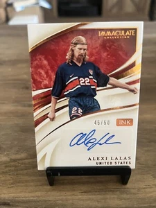 2020 Panini Immaculate Collection INK Bronze Auto #I-ALA Alexi Lalas 45/50 - Picture 1 of 2