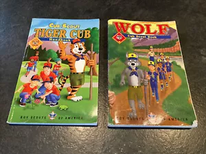 Cub Scout Tiger Cub And Wolf Cub Scout Paperback Books - Lot Of 2 - Picture 1 of 8
