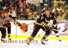 1997 Pinnacle Giant Eagle Mario Lemieux Moments Gold #18 Mario Lemieux