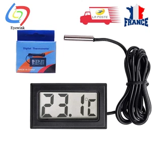 Thermomètre LCD numérique Capteur de sonde pour Aquarium, réfrigérateur  - Zdjęcie 1 z 16