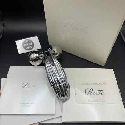 Used ReFa CARAT RAY RF-PC2019B MTG Platinum Beauty Facial Roller Handy Device - Image 1 of 4