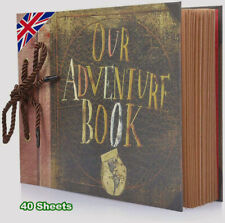 Scrapbook Photo Album Vintage Our Adventure Book Memory Anniversary DIY Gift UK