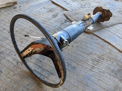 Ford F-100 150 250 350 Bronco 1980-1986 columna de dirección cambio de piso MT sin inclinación Foto 1 de 4