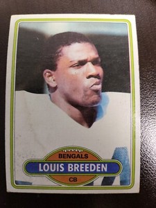 1980 Topps Louis Breeden card #364