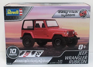 Revell 85-1239Jeep Wrangler Rubicon easy-click kit 1:25 New Sealed - Picture 1 of 4