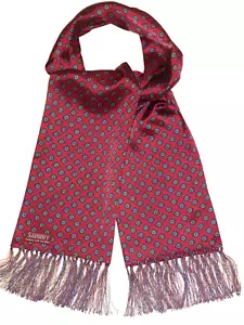 Vintage SAMMY Scarf Cravat Dapper Neckwear Indie Mod Skins Goodwood Ascot Tootal - Picture 1 of 6