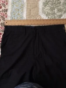 Nuevos Pantalones O'Neill NWoT's Hombres Negros Rayas Talla 33 "x32" O'Neill Premium - Imagen 1 de 1