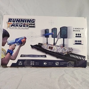 Shooting Running Target Auto Reset Digital Screen Sound & Light For Nerf Gun NEW - Picture 1 of 6