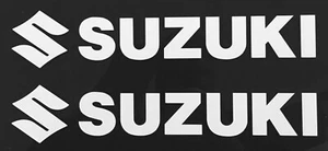 -2- SUZUKI Logo Sticker-Decal 22 Colors ATV GSXR GSX LTR 450 Katana 600 750 1000 - Foto 1 di 3