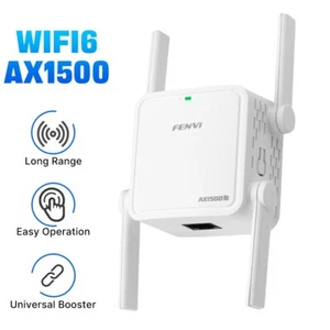 Amplificatore Segnale WiFi 6 Gigabit Extender AX1500 Ripetitore WiFi Dual Band per Casa - Foto 1 di 9