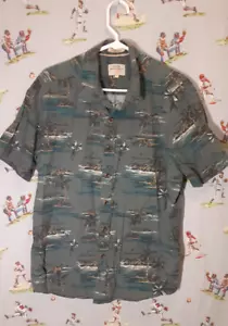 🌴 Quiksilver Waterman Collection Mens Medium Tailored Fit Island Scenery 🌊 - Picture 1 of 9