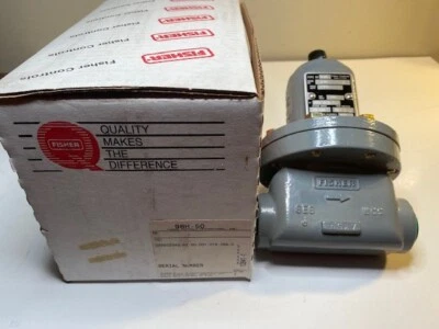 FISHER CONTROLS REGULATOR 98-H-50 STOP RELIEF VALVE TYPE 1/2" (70-140 PSI) *NEW* - Image 1 of 4