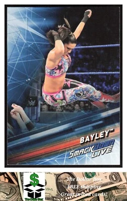 2019 Topps WWE SmackDown Live #7 Bayley - - Image 1 of 2