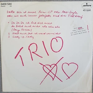 12" Maxi = Trio - Da Da Da = NDW Kult Hit = Germany 1982 - Bild 1 von 3