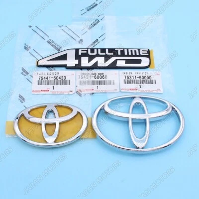 Radiador OEM Toyota 1996-97 Land Cruiser FJ80 FZJ80 + 4x4 + emblema maletero insignias Foto 1 de 4