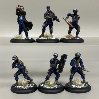 SWAT TEAM SET BATMAN MINIATURE GAME KNIGHT MODELS DARK LIEUTENANT GORDON DC - Image 1 of 4