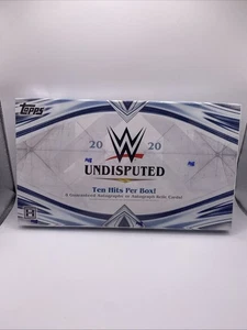 2020 Topps WWE UNDISPUTED Wrestling Factory Sealed HOBBY Box-10 AUTO/RELIC - Picture 1 of 3