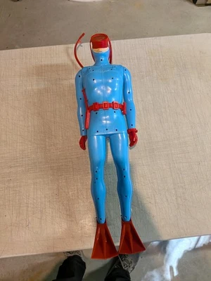 Vintage 1961 Remco Frogman Scuba Diver 25” w/Accessories U.S. Navy Commando ASIS - Image 1 of 4