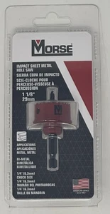 M.K. Morse 121453 Impact Blech Lochsäge 1-1/8” 29mm 1/4” Bohrfuttergröße IHS18 - Bild 1 von 2