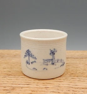 Vintage James Clark Keramik Hirsch Topf Handwerker Puppenhaus Miniatur 1:12 - Bild 1 von 9