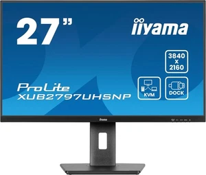 iiyama ProLite XUB2797UHSNP-B1 computer monitor 68.6 cm (27") 3840 x 2160 pix... - Picture 1 of 9