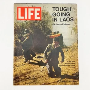 Life March 1971 Tough Going in Laos Photos Land Mine Explosions Vietnam War Era - Imagen 1 de 16
