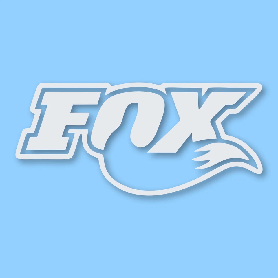 Fox Shocks Motorsports Racing - Calcomanía adhesiva de vinilo - ELIGE tamaño y color Foto 1 de 1