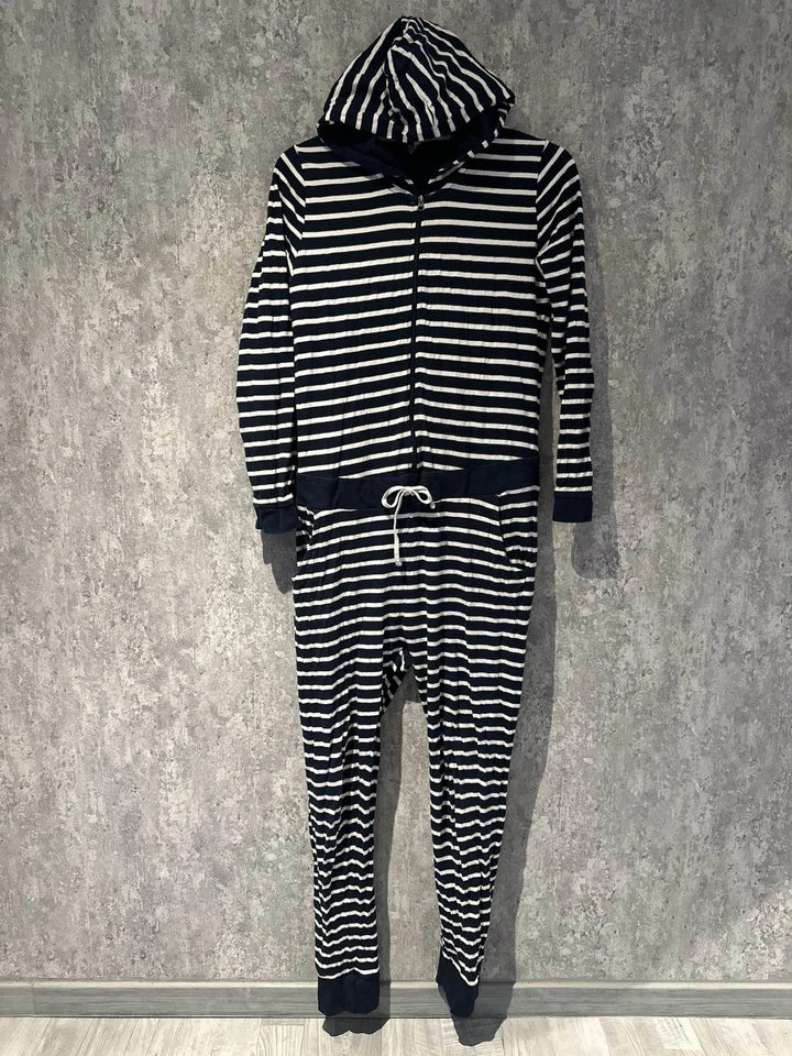 Einteiler/ Overall/ Jumpsuit Damen Gr. M mit Kapuze Gestreift - Bild 1 von 1