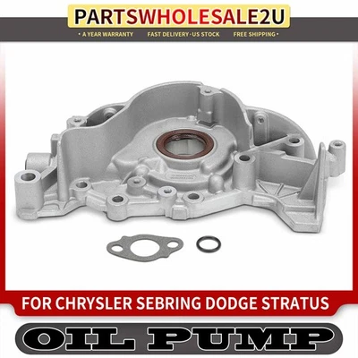Bomba de aceite de motor para Chrysler Sebring 2001-2005 Dodge Stratus Mitsubishi Eclipse Foto 1 de 4