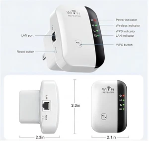 Estensore WiFi, Estensori WiFi Booster di Segnale per Casa fino a 5000 piedi quadrati e 50 - Foto 1 di 5