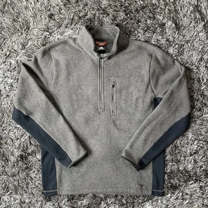 Nike ACG Suéter Para Hombres L Beige Ajuste Térmico 1/4 Cremallera Pullover Polar Informal Senderismo - Imagen 1 de 19