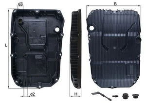 Automatic Gearbox Sump Pan fits MERCEDES ML350 W166 3.5 3.0D 11 to 15 Mahle New - Picture 1 of 2