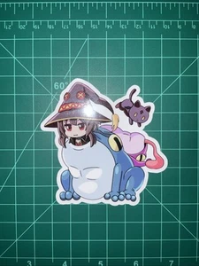 Konosuba Megumin Anime Uv Waterproof Sticker 3.50”x3.50” - Picture 1 of 3