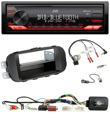 JVC Bluetooth USB DAB Lenkrad Autoradio für Kia Soul 14-19 schwarz AUX - Bild 1 von 4