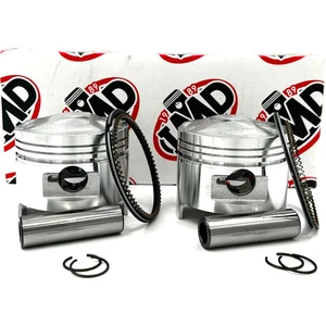 Honda CB400N CB400T CM400T CB400P 13101-413 Piston Kits (2) +0.50mm / 71.00mm - Picture 1 of 1