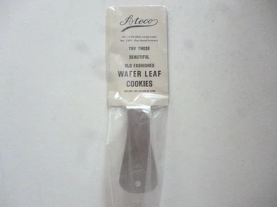 Ateco Wafer Leaf Cookie Stencil #1390 Spatula Vintage - Image 1 of 3