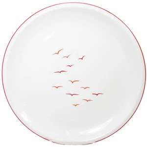 RED BIRDS by Spal Dinner Plate 9" Miria Shape NEW NEVER USED made in Portugal - Picture 1 of 5