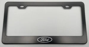 Custom Laser Engrave Stainless steel License Plate Frame  fit Ford - Picture 1 of 3