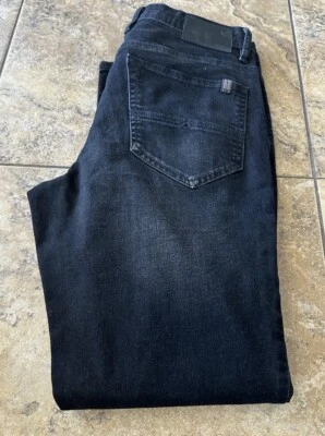 Buffalo David Bitton 32 x 30 Archer Slim Stretch Black Flex Denim Mens Jeans - Image 1 of 4