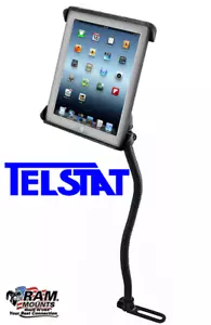 No Drill Seat RAM Mount for iPad, iPad Mini, 7" Tablets, iPhone X, 8, 7 Plus - Picture 1 of 11