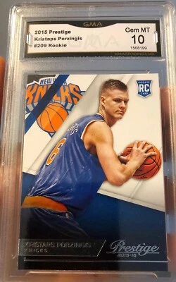 Kristaps PORZINGIS Rookie Panini Prestige #209 2015 Gem Mint 10 Dallas Mavericks - Image 1 of 3