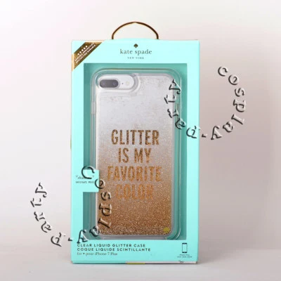 Kate Spade Liquid iPhone 7 Plus iPhone 8 Case Plus  Glitter Is My Favorite Color - Image 1 of 4