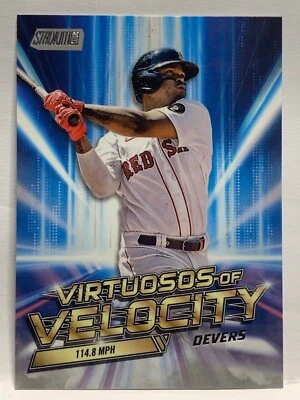 RAFAEL DEVERS 2023 Topps Stadium Club #VV-16 Virtuosos of Velocity INSERT - Image 1 of 2