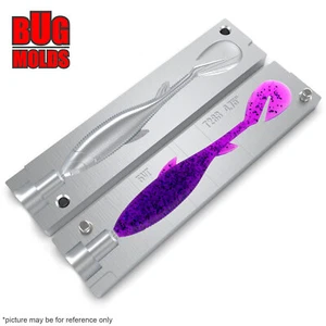 Bait DIY Fishing Mold Soft Plastic Baits Lure Plastisol Bass TrixieShad - Picture 1 of 3
