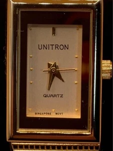 Schöne Vintage Damen Unitron vergoldete Uhr Top Zustand - Bild 1 von 8
